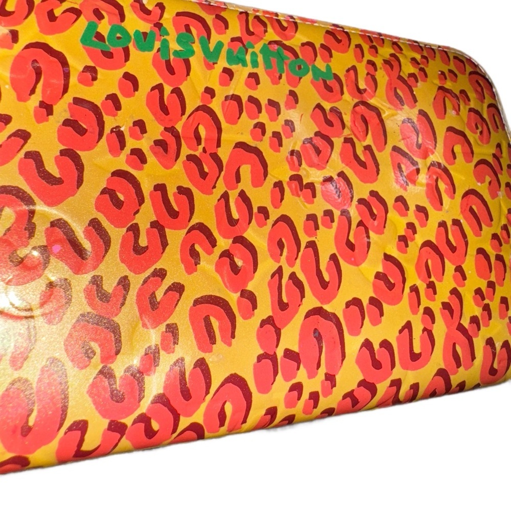 Louis Vuitton Ltd Edition Stephen Sprouse Leopard Monogram Vernis Zippy Wallet